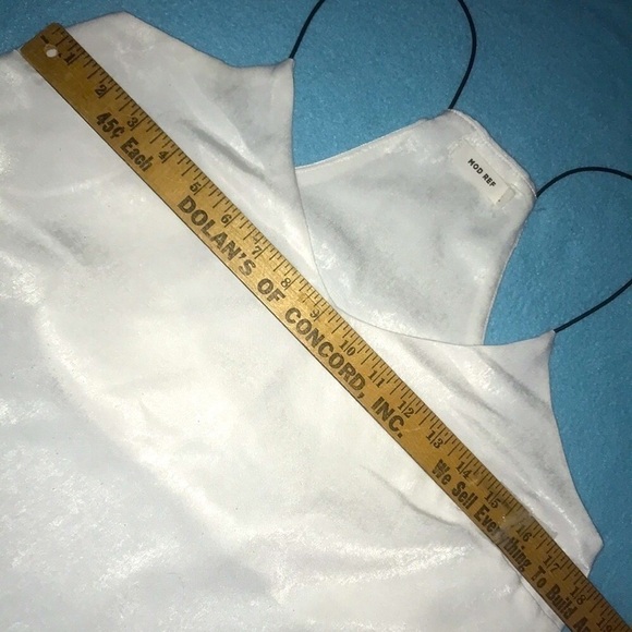 MOD REF racer back spaghetti cord strap tank top crushed velvet feel NEW size S - Picture 6 of 6